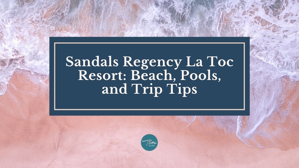 sandals regency la toc resort beach
