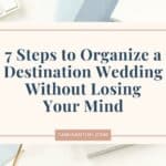 organize destination wedding