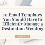 email templates for destination wedding