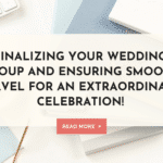 finalizing your wedding group