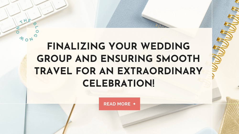 finalizing your wedding group